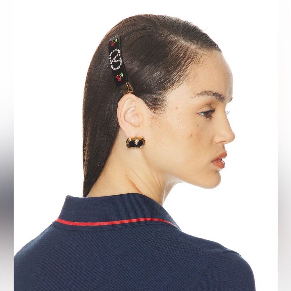 Valentino Garavani Vlogo Signature Hair Clip